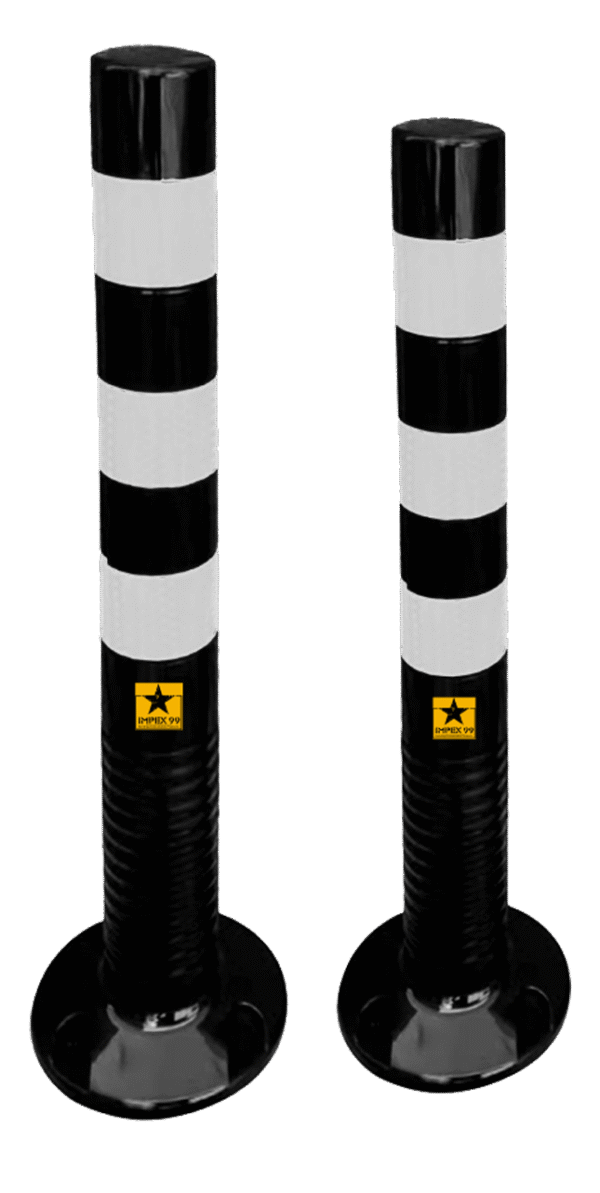 FLEXIBLE TRAFFIC POLE BLACK