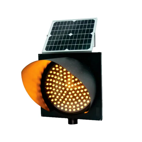 YELLOW TRAFFIC WARNING LIGHT