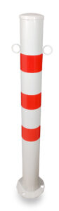 WHITE WITH RED REFLECTIVE